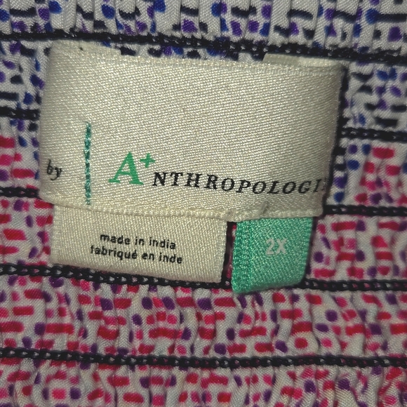 Anthropologie Split Skirt Sz. 2X - Picture 7 of 7